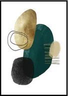 Obrazy i zdjęcia na płótnie - Obraz Artbox Green Shape 50 x 70 cm 111 - miniaturka - grafika 1