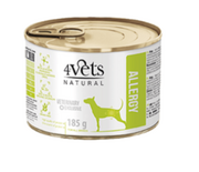 Mokra karma dla psów - 4Vets Natural Dog Allergy Lamb New 6 x 185g - miniaturka - grafika 1