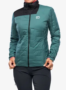 Kurtka damska Ortovox Swisswool Piz Segnas Jacket - arctic grey - Kurtki narciarskie Kurtka damska Ortovox Swisswool Piz Segnas Jacket - arctic grey - Kurtki narciarskie - miniaturka - grafika 1