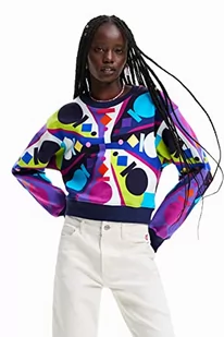 Desigual Bluza damska, czerwony, S - Bluzy damskie - miniaturka - grafika 1