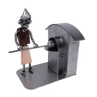 Figurki dekoracyjne - Metalowa figurka Piekarz. Prezent dla Piekarza - miniaturka - grafika 1