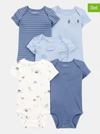 Body dla niemowląt - carter's Body (5 szt.) w kolorze błękitno-białym - miniaturka - grafika 1
