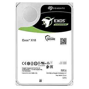 Seagate EXOS X18 18TB SAS 7200rpm 256MB cache 512e/4Kn Helium SED Fast Format BLK - Dyski serwerowe - miniaturka - grafika 1