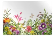 Podnóżki, podpórki, podkładki - Mata na podłogę pod krzesło Rośliny tropikalne 120x90 cm - miniaturka - grafika 1