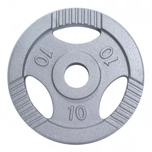 Obciążenie żeliwne Gripper 50mm srebrne 10 kg - Obciążenia - miniaturka - grafika 1
