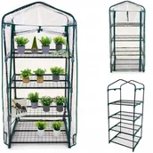 Szklarnie ogrodowe - Mini SZKLARNIA BALKONOWA ogrodowa 160x70x50 do uprawy ROŚLIN TUNEL FOLIOWY - miniaturka - grafika 1