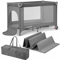 Łóżeczka i kojce - 2 x Łóżeczko turystyczne SKŁADANE Sesttino Lia KOJEC TORBA KOŁA HAMULEC - miniaturka - grafika 1