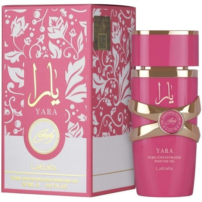 LATTAFA YARA CANDY CONCENTRATE OIL 20ML OLEJEK PERFUMOWANY DLA KOBIET