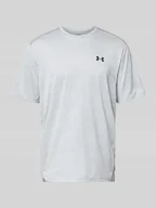 Koszulki męskie - T-shirt z okrągłym dekoltem i nadrukiem z logo - miniaturka - grafika 1