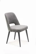 Krzesła - Mirek 2 krzesło tapicerowane tkanina do wyboru nogi grafitowe - miniaturka - grafika 1