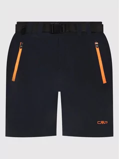 Spodnie i spodenki dla dziewczynek - CMP Szorty sportowe 3T51844 Czarny Regular Fit - grafika 1