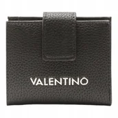 Portfele - Valentino portfel damski alexia zip around wallet czarny - miniaturka - grafika 1