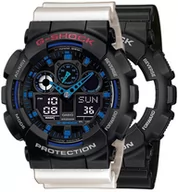 Zegarki męskie - Zegarek G-SHOCK SET GA-100-1A2ER + BEZEL 10378531 + PASEK 10395227 - miniaturka - grafika 1