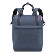 Plecaki - reisenthel Allrounder R large Plecak 45.5 cm herringbone dark blue - miniaturka - grafika 1
