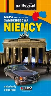 Niemcy mapa samochodowa 1:650 000 - Wysyłka od 3,99 - Atlasy i mapy - miniaturka - grafika 2