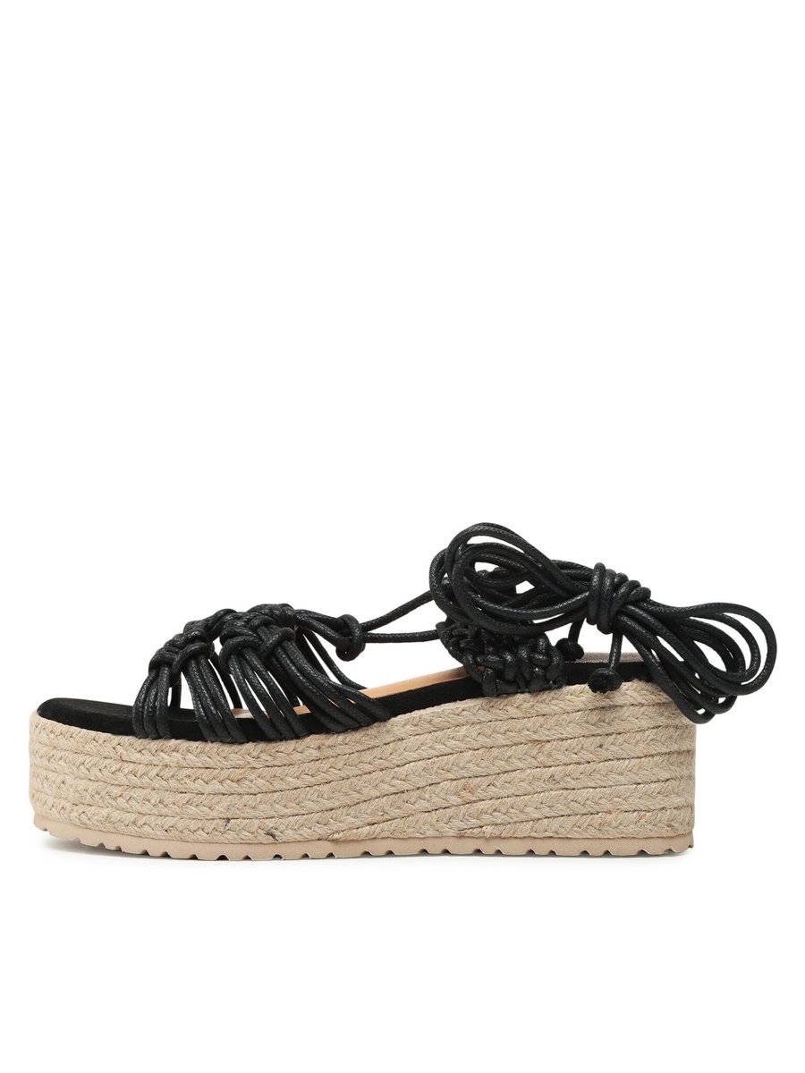 Deezee Espadryle Damskie Czarny RT220681