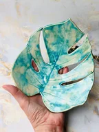 Miski i półmiski - Ceramiczna miska Monstera Egzotyka - miniaturka - grafika 1