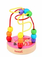 Zabawki interaktywne dla dzieci - Przeplatanka labirynt drewniana Lis - miniaturka - grafika 1