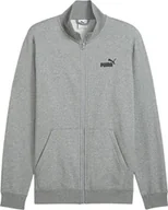 Bluzy męskie - Bluza męska Puma ESS No.1 Logo Track Jacket FL szara 682582 03 S - miniaturka - grafika 1