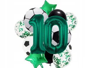 Zestaw balonów na pierwsze urodziny 10 piłka nożna gol football - Balony i akcesoria Zestaw balonów na pierwsze urodziny 10 piłka nożna gol football - Balony i akcesoria - miniaturka - grafika 1