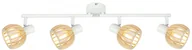 Lampy sufitowe - Biała skandynawska lampa sufitowa listwa - 3X K091 S2-D94 - miniaturka - grafika 1