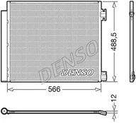 Akcesoria do klimatyzacji i ogrzewania - Skraplacz, klimatyzacja Denso DCN46026 - miniaturka - grafika 1