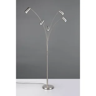 Podłogowa lampa do salonu MARLEY 412400507 Trio tuby sople srebrna - Lampy stojące - miniaturka - grafika 1