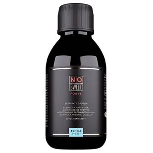NO-sweet Forte, płyn, 150 ml - Glukometry i akcesoria dla diabetyków - miniaturka - grafika 1