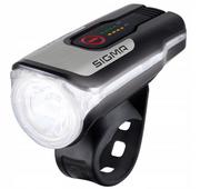 Lampki rowerowe - Sigma Sport LED akumulator do roweru światła przednie, czarna, One Size 17600 - miniaturka - grafika 1