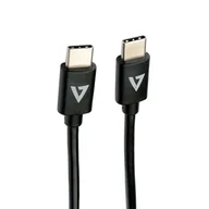 Kable komputerowe i do monitorów - V7 V7USB2C-1M kabel USB USB 2.0 USB C Czarny V7USB2C-1M - miniaturka - grafika 1