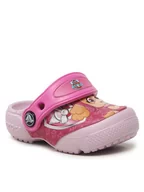 Buty dla dziewczynek - Crocs Klapki Fl Paw Patrol Patch Cg T 207487 Różowy - miniaturka - grafika 1