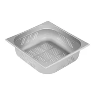 Pojemniki i kosze gastronomiczne - Royal Catering Pojemnik gastronomiczny - GN 2/3 - 100 mm - perforowany RCGN-P2/3X100 RCGN-P2/3X100 - miniaturka - grafika 1