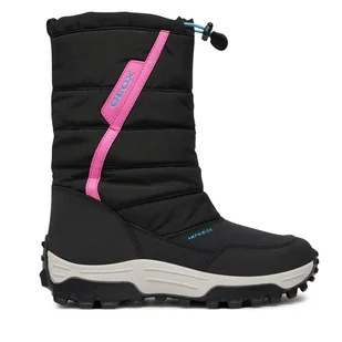 Śniegowce Geox J Himalaya Girl B Ab J26FTA 0FU54 C0922 D Czarny - Buty dla dziewczynek - miniaturka - grafika 1