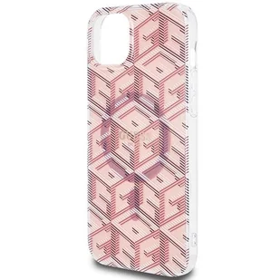 Etui Guess GUHMP15MHGCUSTGP Apple iPhone 15 Plus / 14 Plus hardcase IML GCube MagSafe różowy/pink - Etui i futerały do telefonów - miniaturka - grafika 7