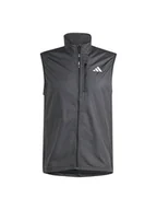 Kurtki i kamizelki sportowe męskie - adidas Kamizelka Own the Run IN1493 Czarny Slim Fit - miniaturka - grafika 1