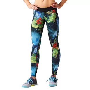 Legginsy Reebok CrossFit damskie dwustronne getry sportowe termoaktywne-2XS - Legginsy - miniaturka - grafika 1