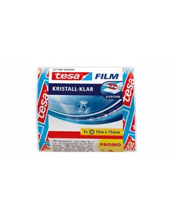 TESA tesafilm 3 Rollen10m 15mm kristall-klar 57790-00000-01 - Taśmy klejące - miniaturka - grafika 1
