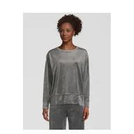 Bluzy damskie - Bluza damska bez kaptura welurowa Fila FAW0227-80008 L Szara (4064556306616). Bluzy bez kaptura damskie - miniaturka - grafika 1