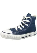 Buty dla dziewczynek - Converse Unisex Youths Chuck Taylor All Star Hi Sneaker buty dziecięce, niebieski, 27 EU - miniaturka - grafika 1