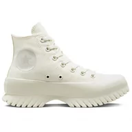 Trampki damskie - Buty Converse Chuck Taylor All Star Lugged 2.0 Platform Seasonal Color A03557C - białe - miniaturka - grafika 1