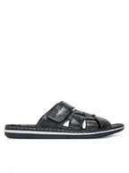 Klapki i japonki męskie - Rieker Klapki 21073-14 Granatowy - miniaturka - grafika 1