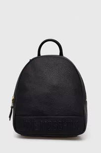 Love Moschino plecak damski kolor czarny mały gładki - Plecaki - miniaturka - grafika 1