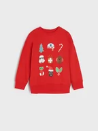Swetry dla chłopców - Sinsay - Bluza Star Wars - czerwony - miniaturka - grafika 1
