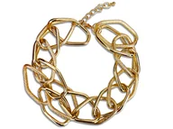 Łańcuszki - Naszyjnik Choker Z Dużych Ogniw Łańcuch - miniaturka - grafika 1