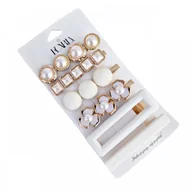 Ozdoby do włosów - Zestaw 6 Sztuk Zdobionych Eleganckich Spinek Do Włosów Sp256 - miniaturka - grafika 1