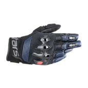 Rękawice motocyklowe - Rękawice Motocyklowe Alpinestars Halo Leather Ciemnoniebieski/CzarnyXXXL - miniaturka - grafika 1