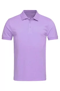 Koszulka polo medyczna męska lawenda S - Odzież medyczna - miniaturka - grafika 1