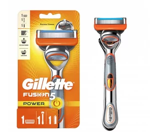 Golarka męska Gillette Fusion Power 5 (4987176093974) - Maszynki do golenia i wkłady - miniaturka - grafika 1