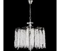 Lampy sufitowe - Żyrandol na łańcuchu 6xE14/60W/230V śr. 46 cm chrom błyszczący - miniaturka - grafika 1