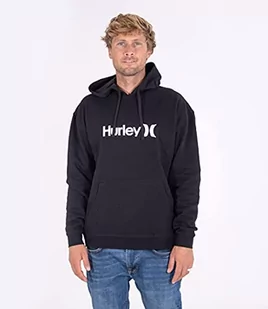 Hurley Męska bluza polarowa M Oao Solid Core Po Czarny S HAMFL1000 - Bluzy męskie - miniaturka - grafika 1